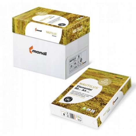 Papier ksero recyklingowy A4/500/80g Mondi Nautilus/Steinbeis Recykling - 4